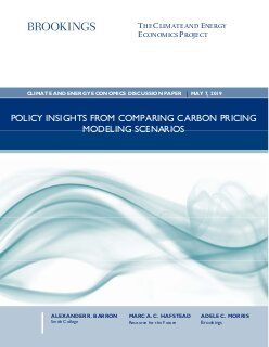 Policy Insights from Comparing Carbon Pricing Modeling Scenarios