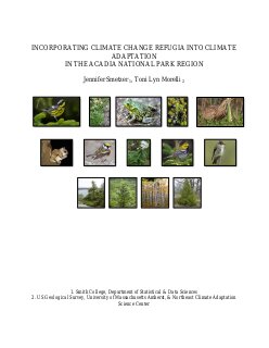 Incorporating Climate Change Refugia Into Climate Adaptation in the Acadia National Park Region