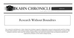 Kahn Chronicle: Spring 2012